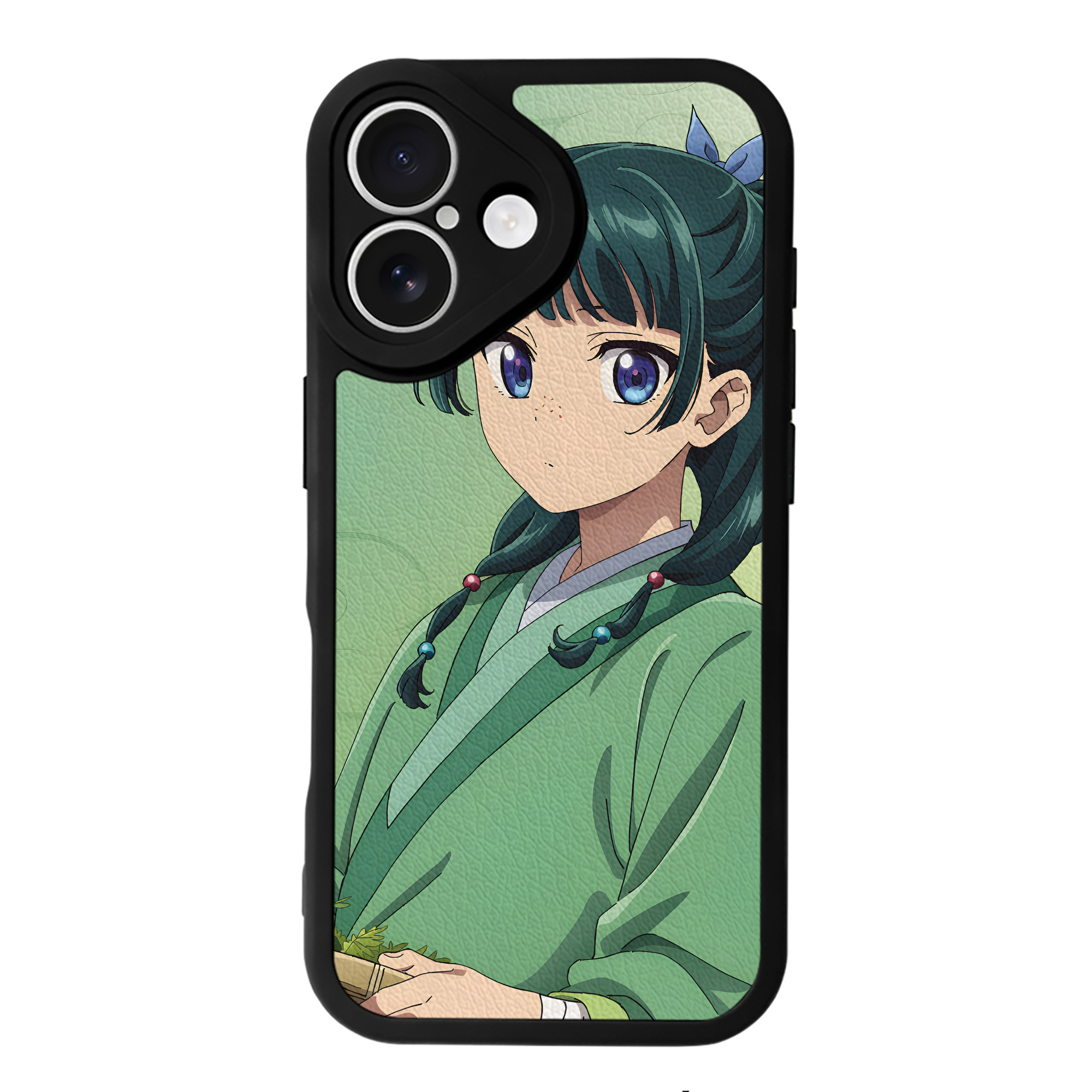 （画像用） 薬屋のひとりごと The Apothecary Diaries 【iPhone 16シリーズ対応】シリコンスマホケース（レザー調） 材質：シリコン